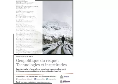 Programme du séminaire public 2018